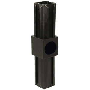 Arcansas Rohrverbinder, 2 cm x 12,5 cm, PVC, Stecksystem für Stahl- oder Aluminiumprofile.