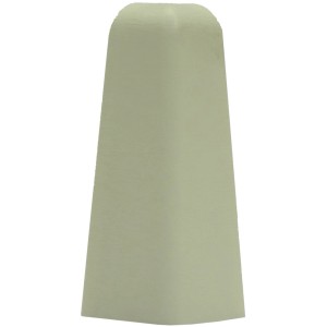 Weiße Außenecke Modern 60 für Laminat & Parkett Sockelleisten.