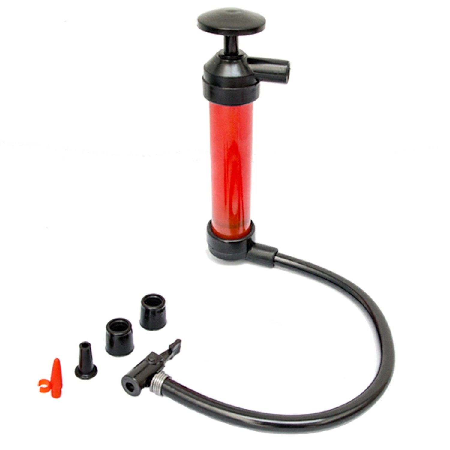 eyepower Universal Siphonpumpe mit Zubehör zum Aufpumpen und Abpumpen von Flüssigkeiten.