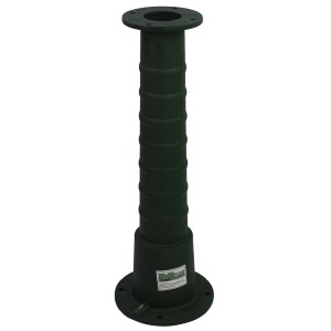 TRUTZHOLM Pumpenständer aus Gusseisen für Schwengelpumpe, klassisches Design, grün lackiert.
