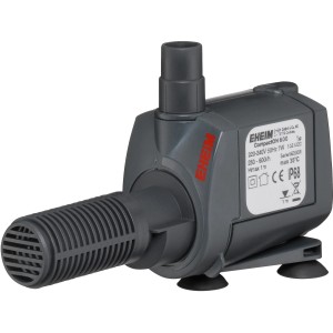 Eheim CompactON 600 Aquarium-Pumpe, graue Aquarienpumpe mit Zubehör für Süß- und Meerwasser.