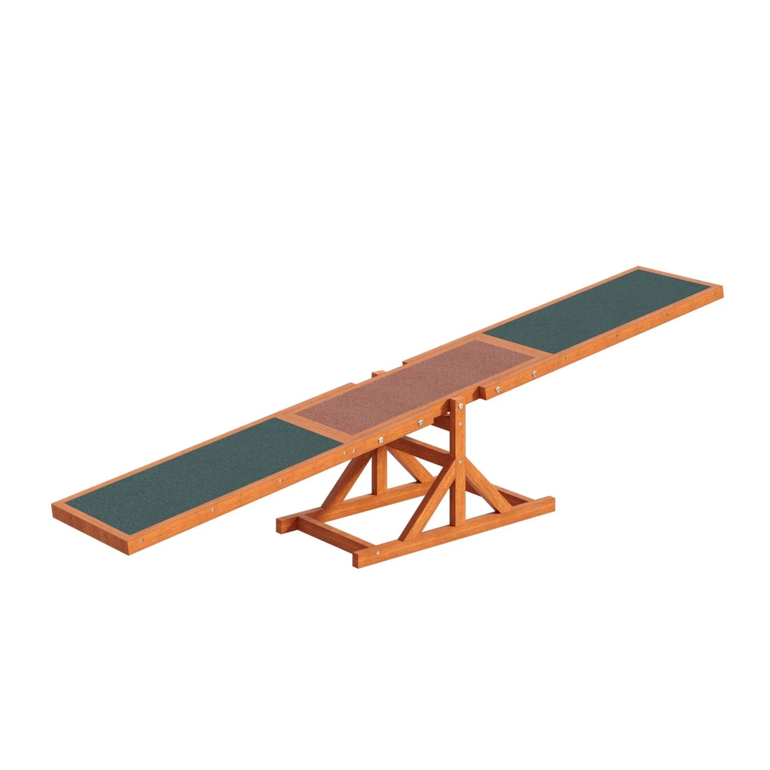 Wiltec Hundewippe 180X30X30Cm Agility Training Hundesport Rutschfest Holz Hund