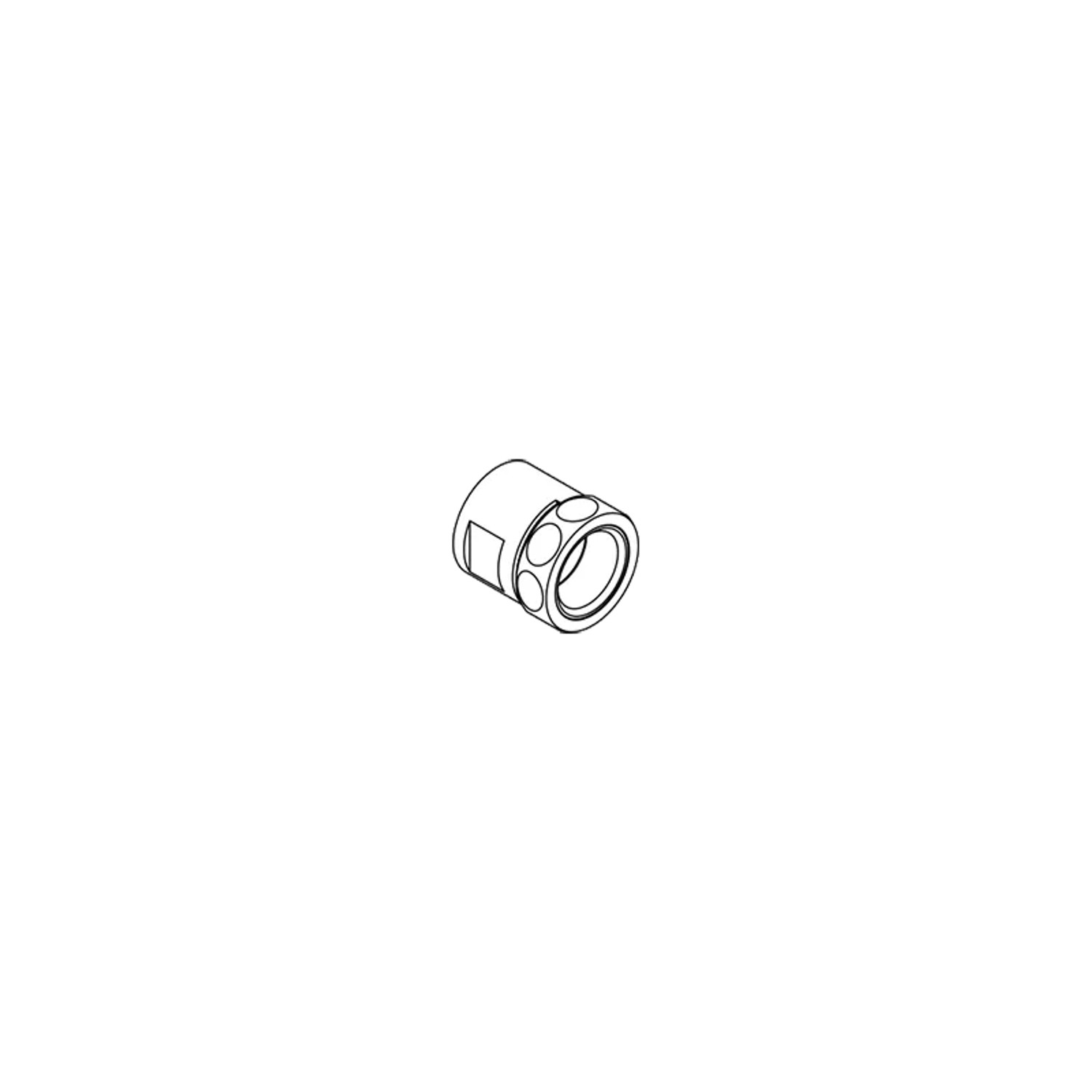 Delabie Steckmuffe Hock-WC D28/32