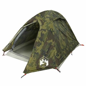 vidaXL Kuppel-Campingzelt 2 Personen Tarnmuster Wasserdicht 4009614