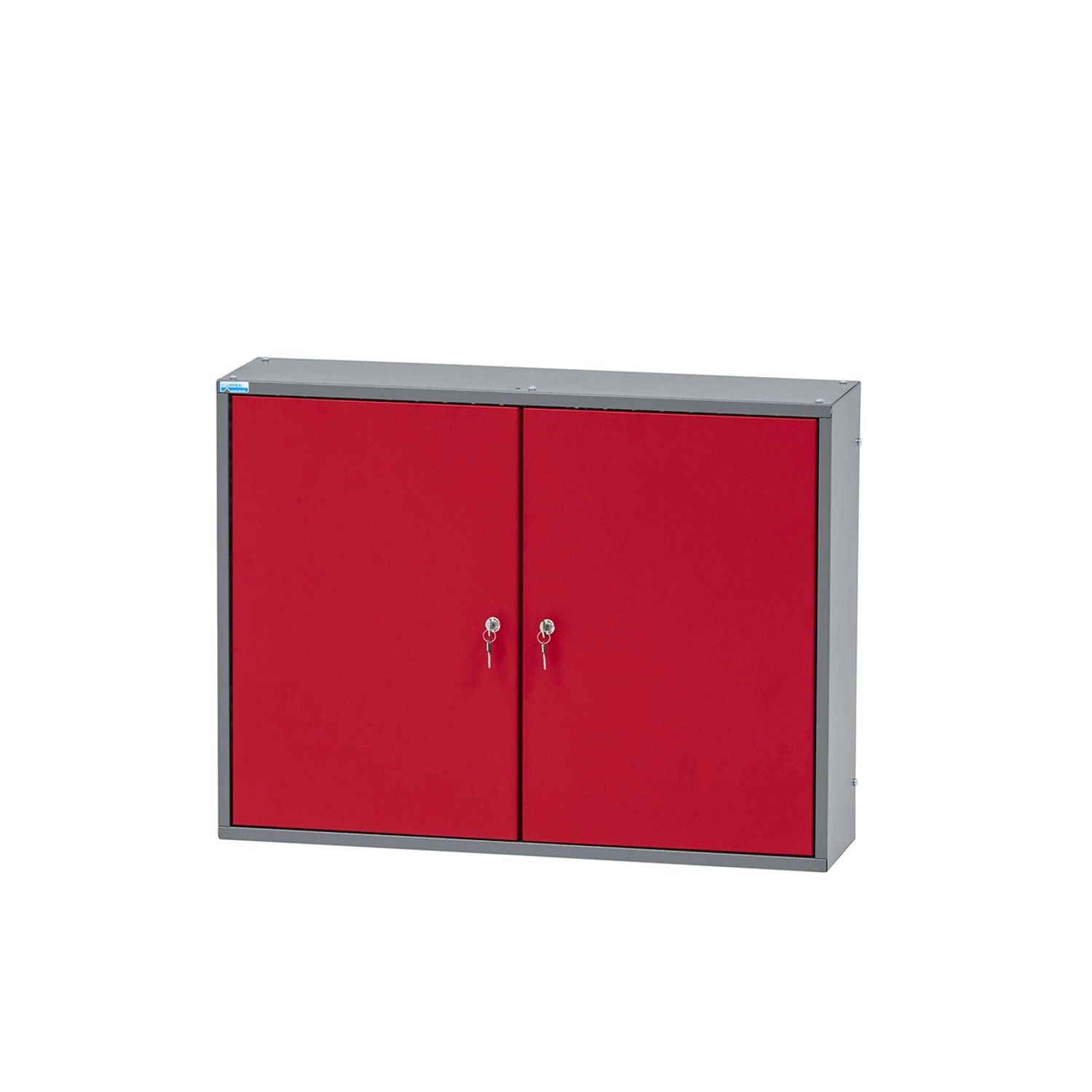 Küpper Hängeschrank 2-Türig mit 4 Fachböden 60 x 80 x 20 cm Dunkelrot