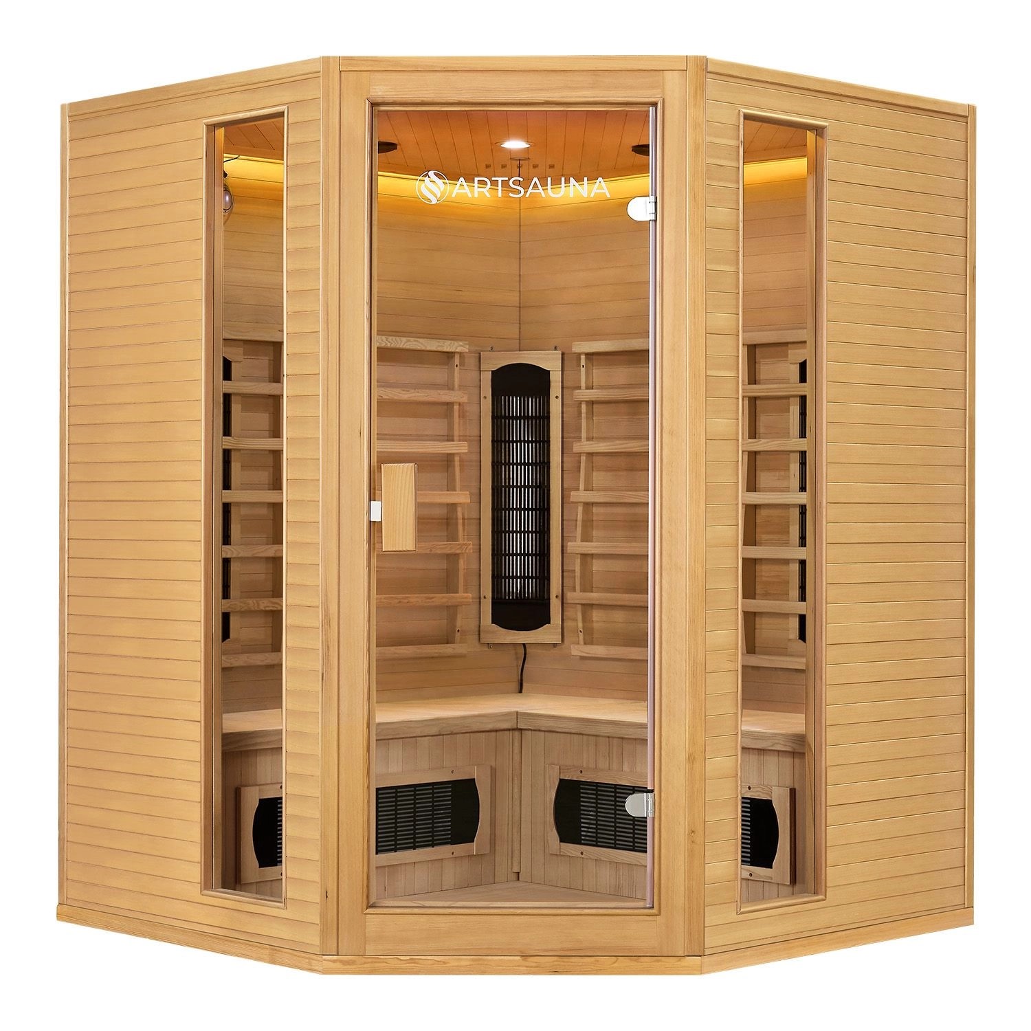 Artsauna Infrarotkabine Wärmekabine Nyborg E150K mit Keramik Flächenstrahle günstig online kaufen