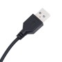 Detailaufnahme USB-Anschluss für vidaXL LED-Nachttisch Räuchereiche.