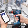Bosch Professional Akku-Drehschlagschrauber GDX 18V-210 C mit Smartphone-App.