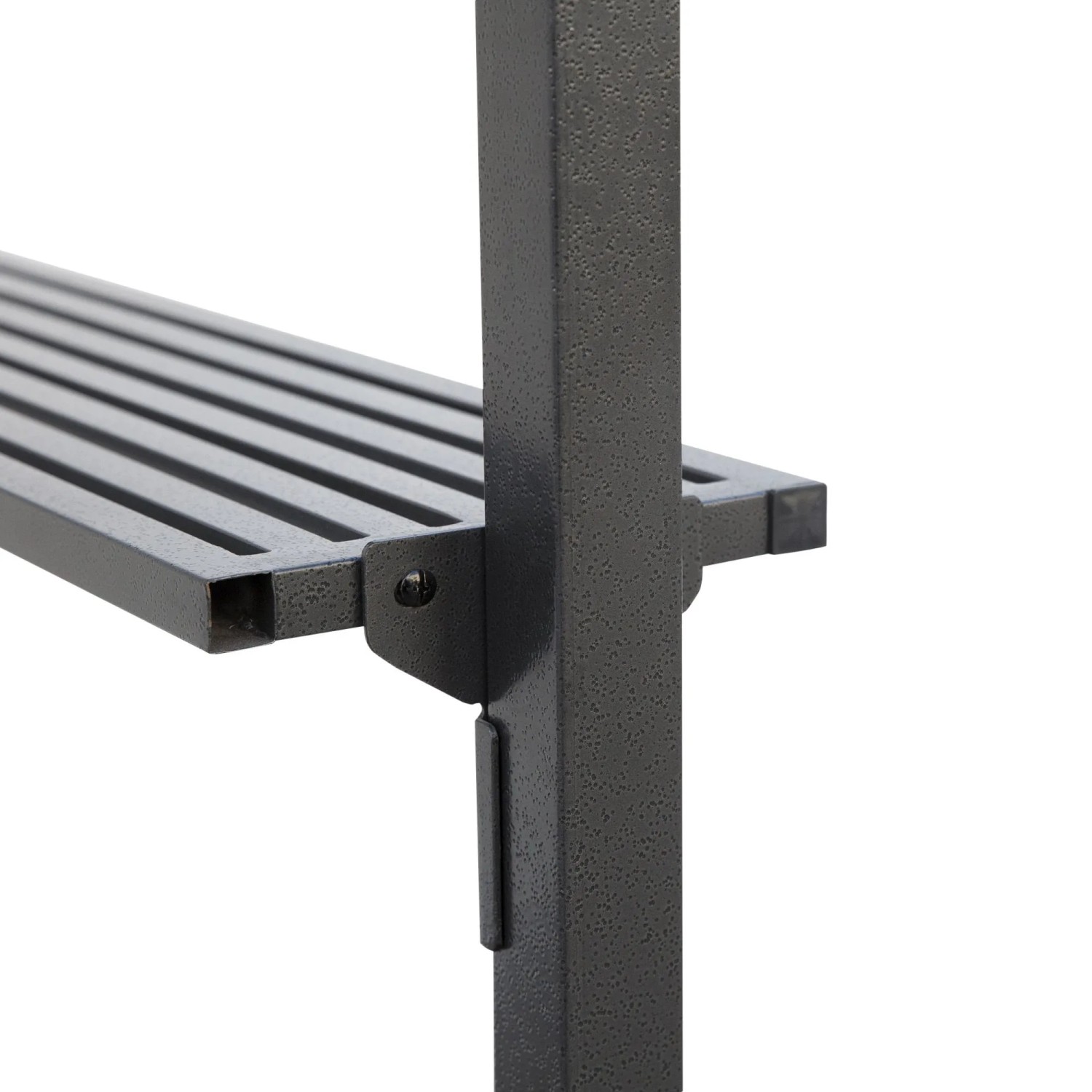 Outsunny GrillPavillon Stahl PC-Platte Schwarz Braun 240L x 150B x 250H cm_7