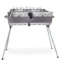 Grillpeter Mangal Set Taschkent Schaschlikgrill mit 9er Drehspieß Spieße Motor