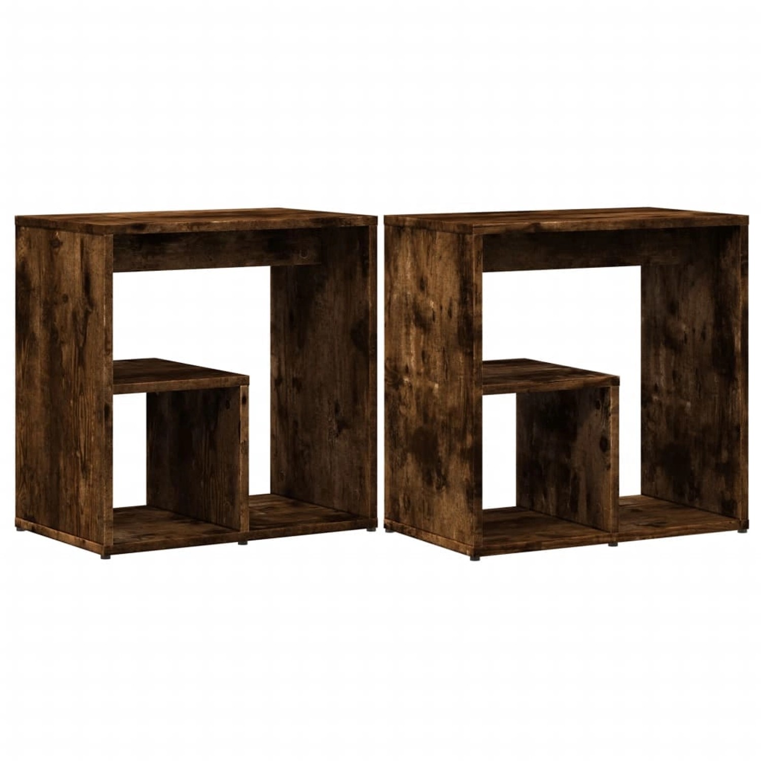 vidaXL Beistelltische 2 Stk Räuchereiche 50x30x50 cm Holzwerkstoff 840564 günstig online kaufen