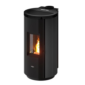 PEGASO Pelletofen Floyd, Stahl Anthrazit, 7,7 kW. Moderner Ofen mit Automatik für gemütliche Wärme.