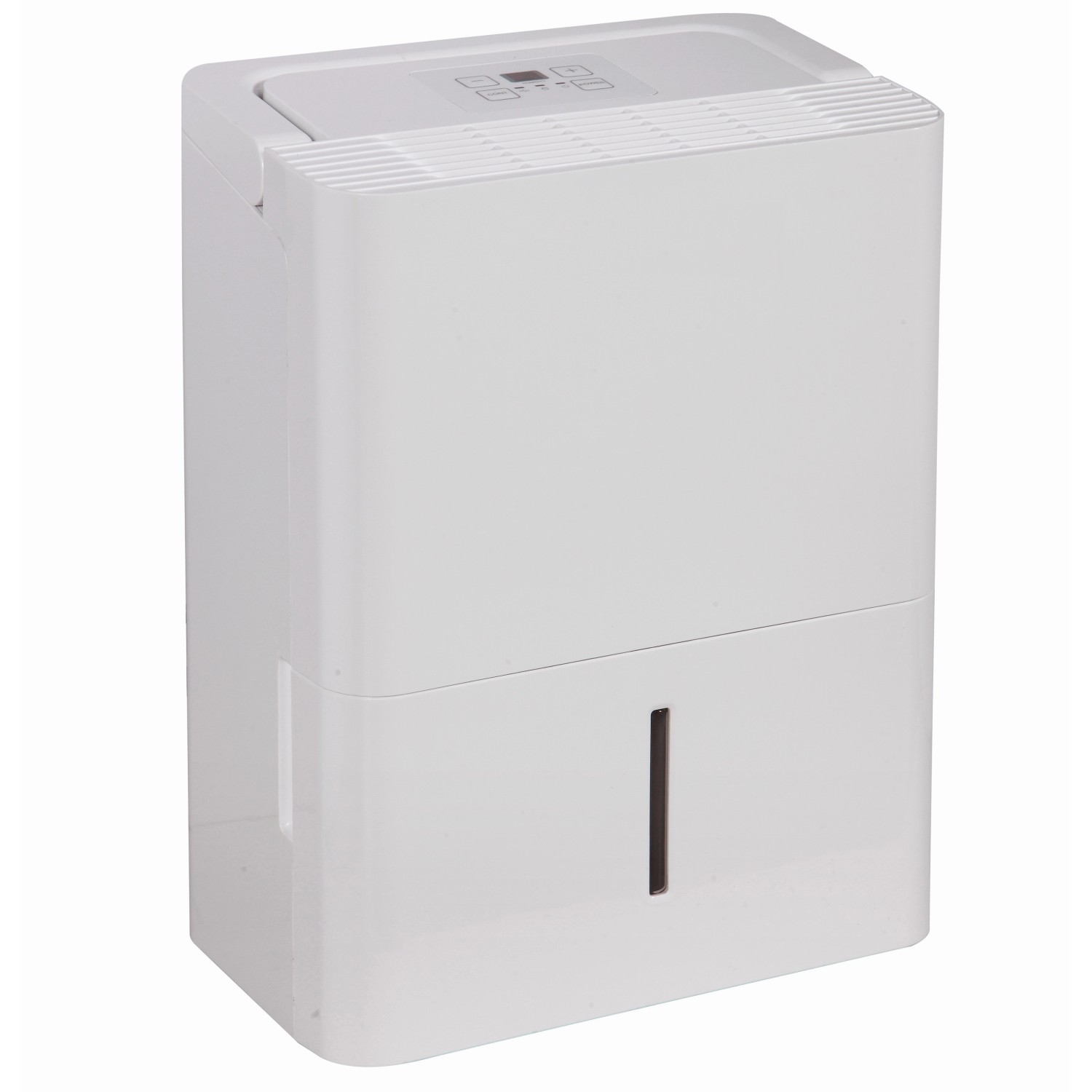 Comfee Luftentfeuchter MDDN-10DEN7, weiß, mit LED-Display und 2,1 l Tank.