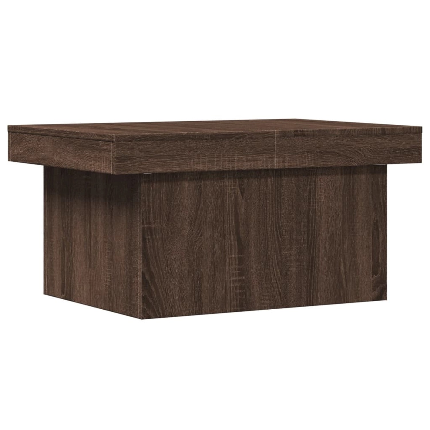 vidaXL Couchtisch Braun Eichen-Optik 80x55x40 cm Holzwerkstoff günstig online kaufen