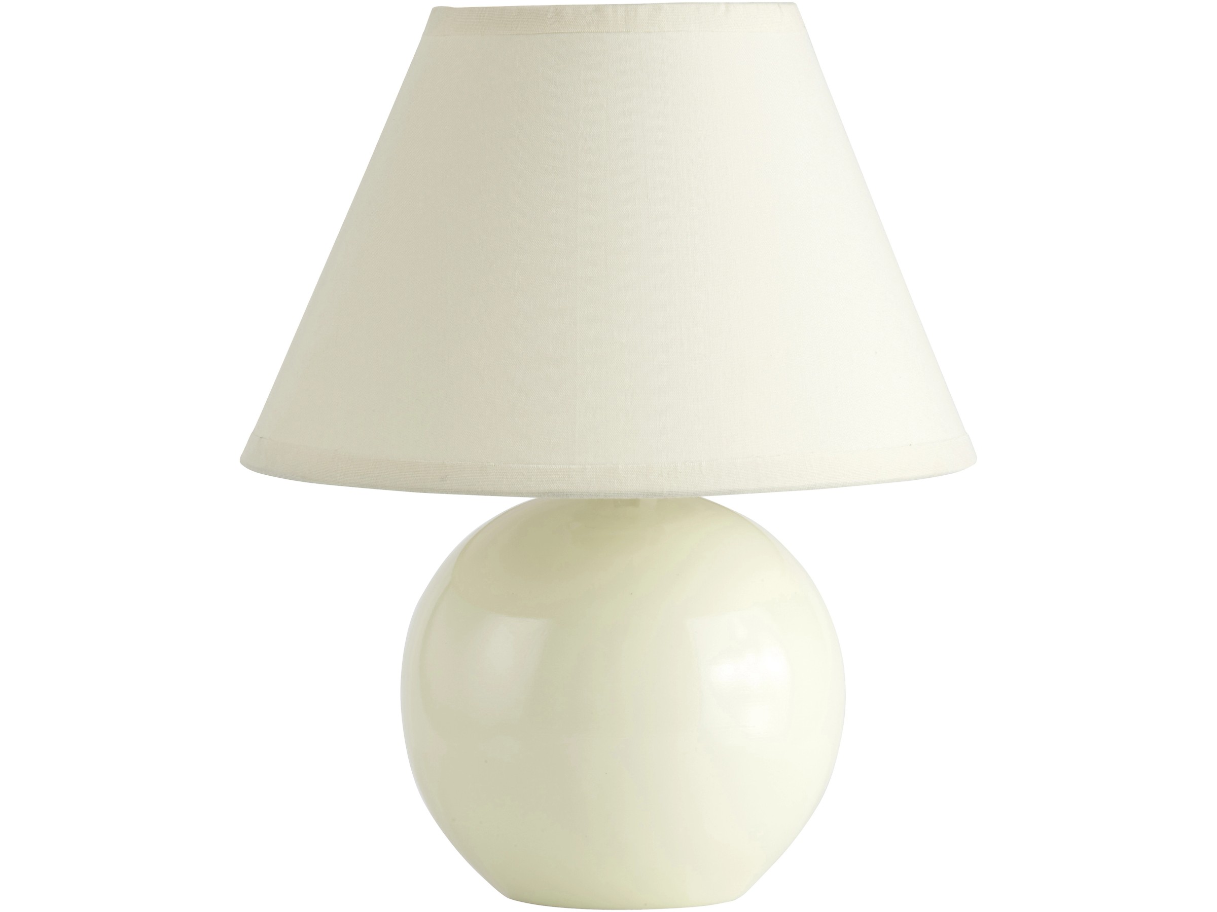 ATMOSPHERA Tischleuchte Yoni – 34 Cm Hoch, Aus Schilf, Beige, E27 Fassung