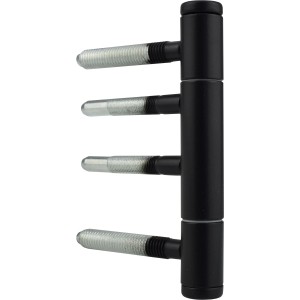 Schwarzes Bever Türband, 3-teilig, für Zimmertüren. Türtechnik für moderne Optik.