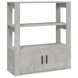 vidaXL Sideboard Betongrau 80x30x90 cm Holzwerkstoff 819464