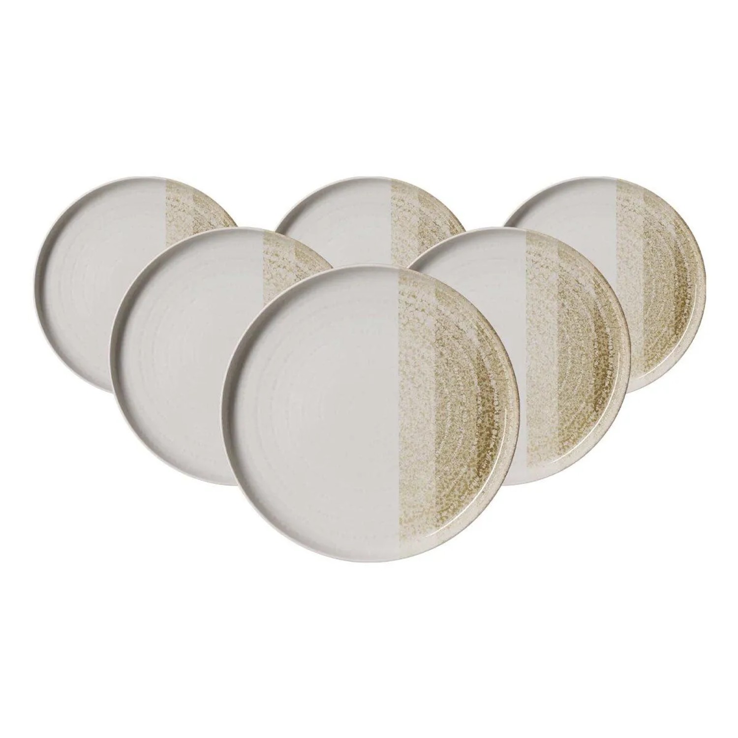Ritzenhoff & Breker Trio Frühstücksteller 19,5 cm 6er Set Creme