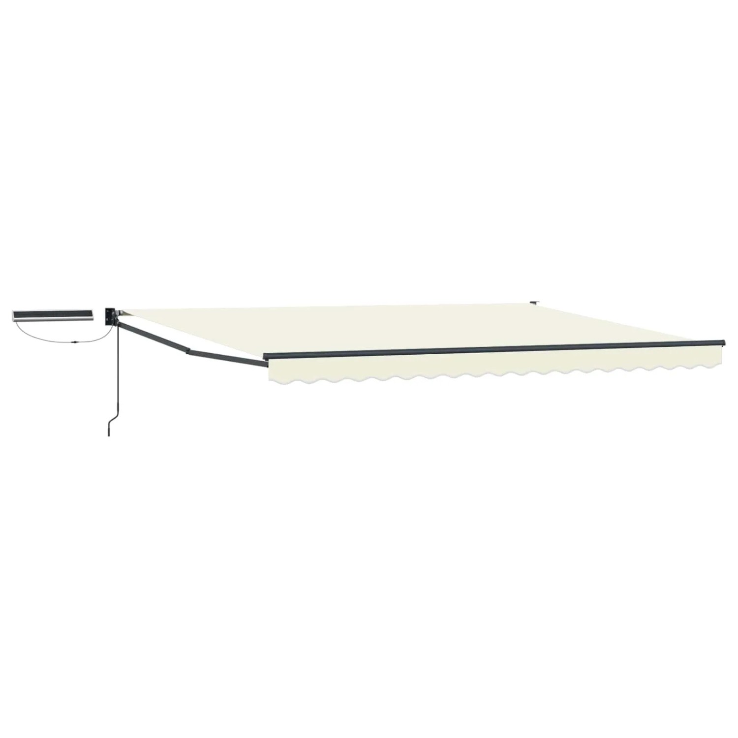vidaXL Elektrische Ausziehbare Markise Creme 5 x 3 m 3420178