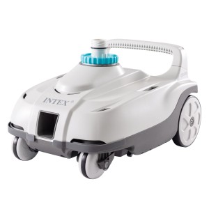 Intex Auto Pool Cleaner ZX100, grauer Poolroboter für die automatische Poolreinigung.