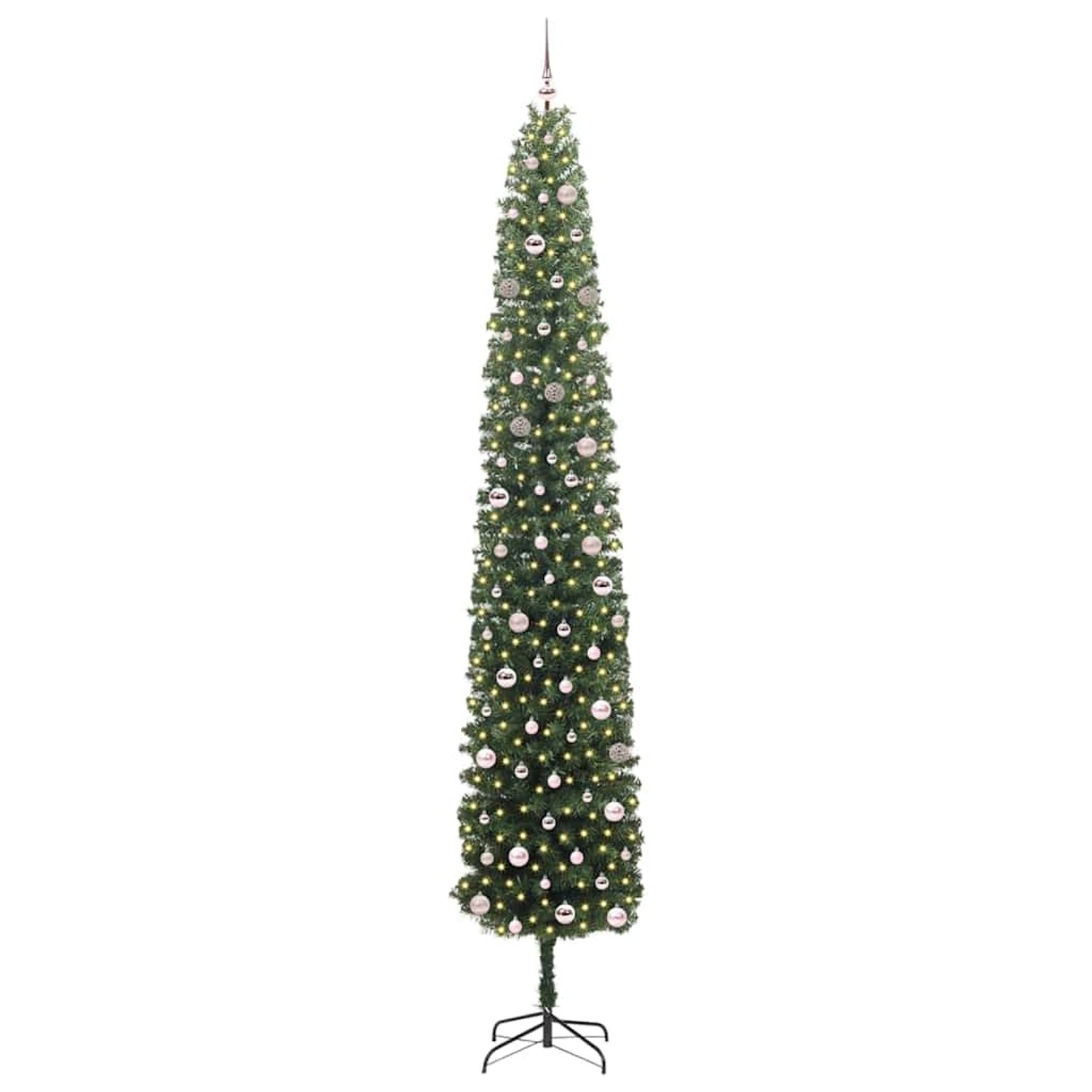 vidaXL Künstlicher Weihnachtsbaum mit 300 LEDs mit Ständer Grün 300 cm 3394989