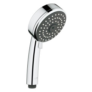 Grohe QuickFix Handbrause Vitalio Comfort 100, Chrom, 3 Strahlarten.