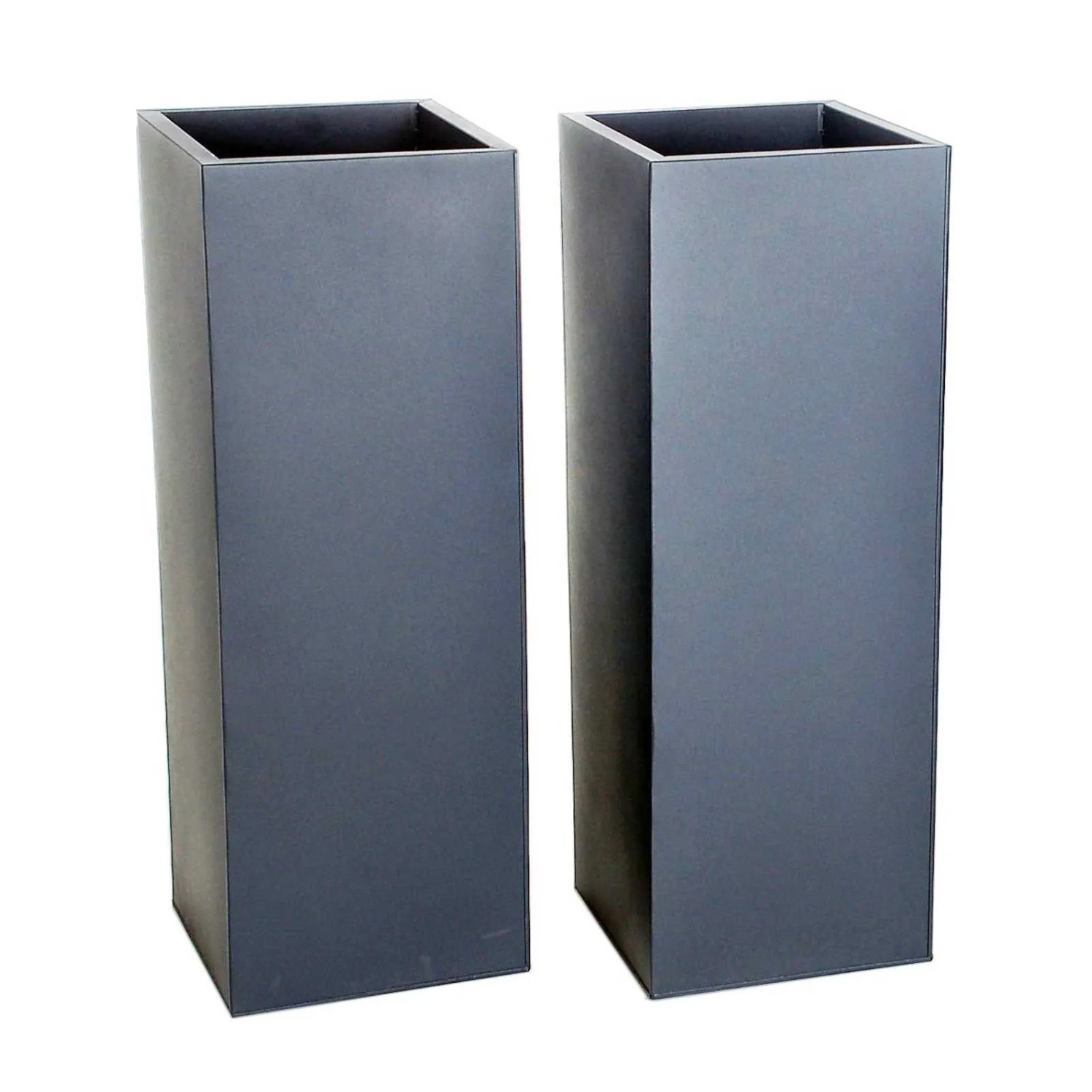 Vivanno Pflanzkübel Block 24 cm x 24 cm x 65 cm Anthrazit