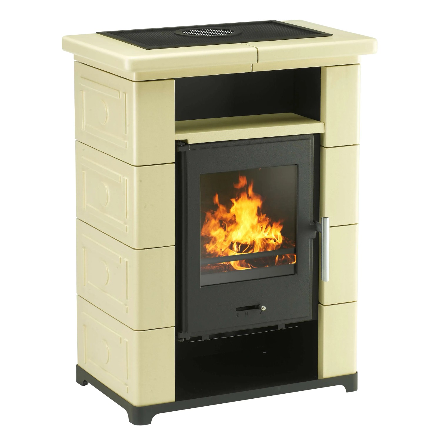Wamsler Montafon Kaminofen Keramik Beige 7 kW günstig online kaufen