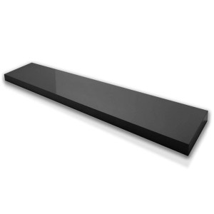 Schwarzes KARAT Wandboard Stockholm, 60 cm breit, für Regale mit versteckter Wandhalterung.
