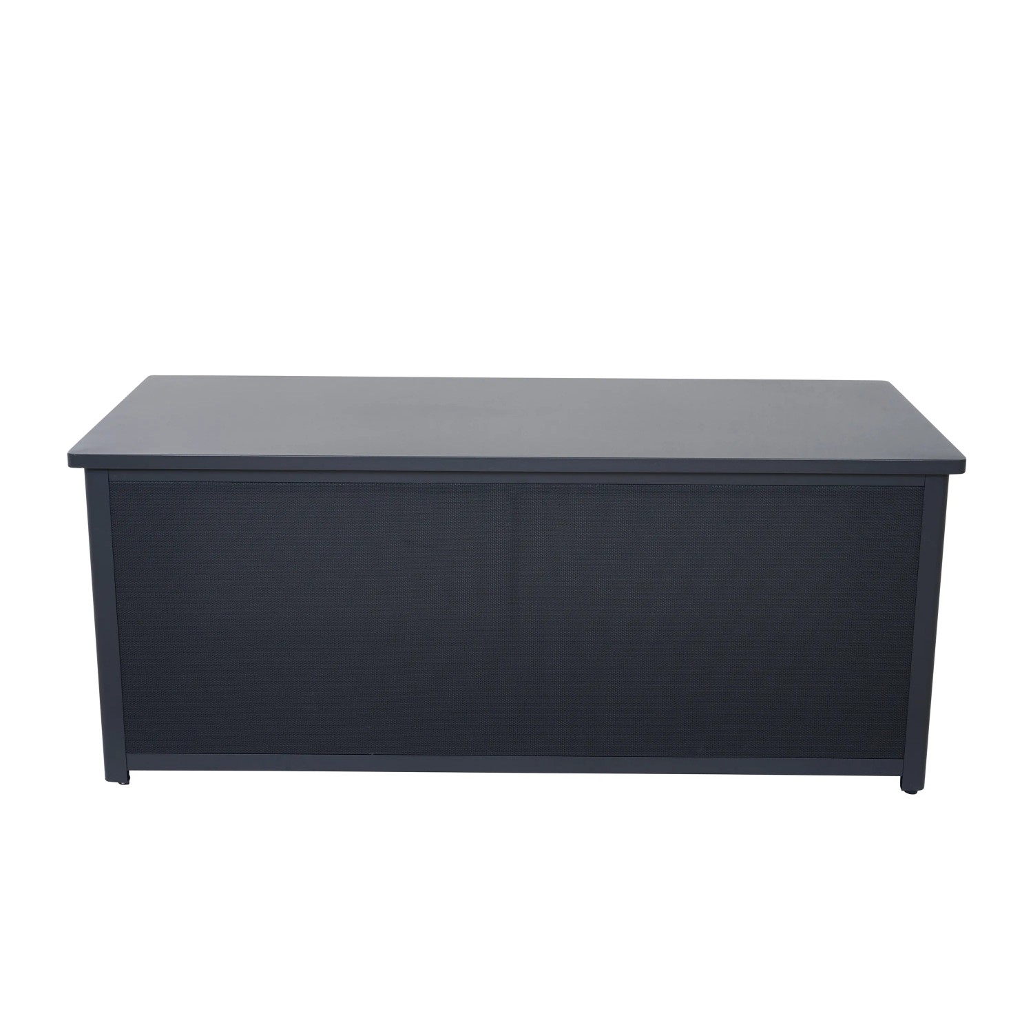 Dunkelgraue Siena Garden Kissenbox Sabano, 181x79x75 cm, zur Aufbewahrung von Gartenauflagen.