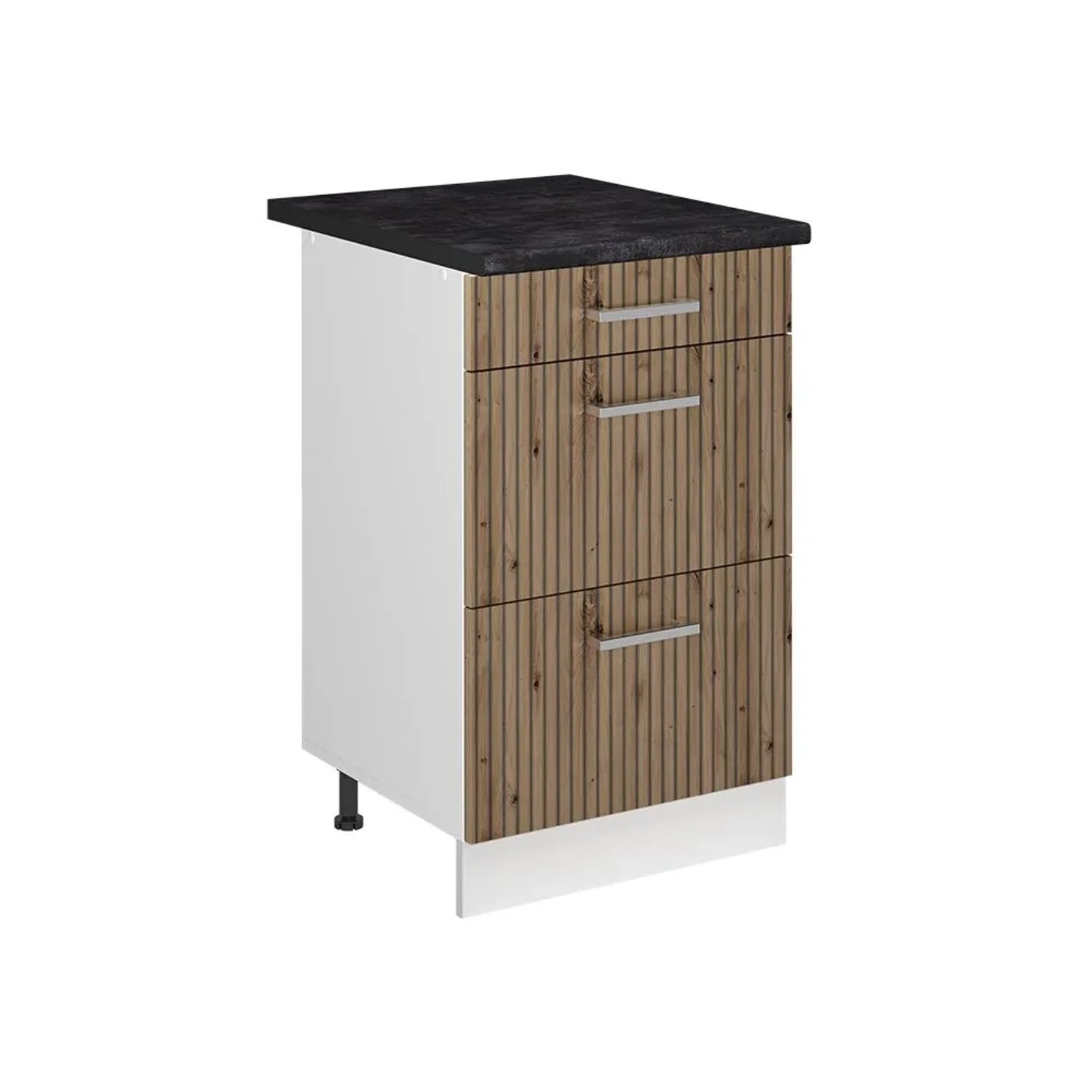 Vicco Küchenunterschrank R-Line Artisan-Eiche/Weiß 50 x 82 Arbeitsplatte Anthrazit Art Nr 69667