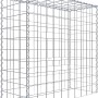 Gabiona Anbaukorb Typ 3, 100x100x40 cm, Maschenweite 10x10 cm, Drahtgitter galvanbeschichtet.