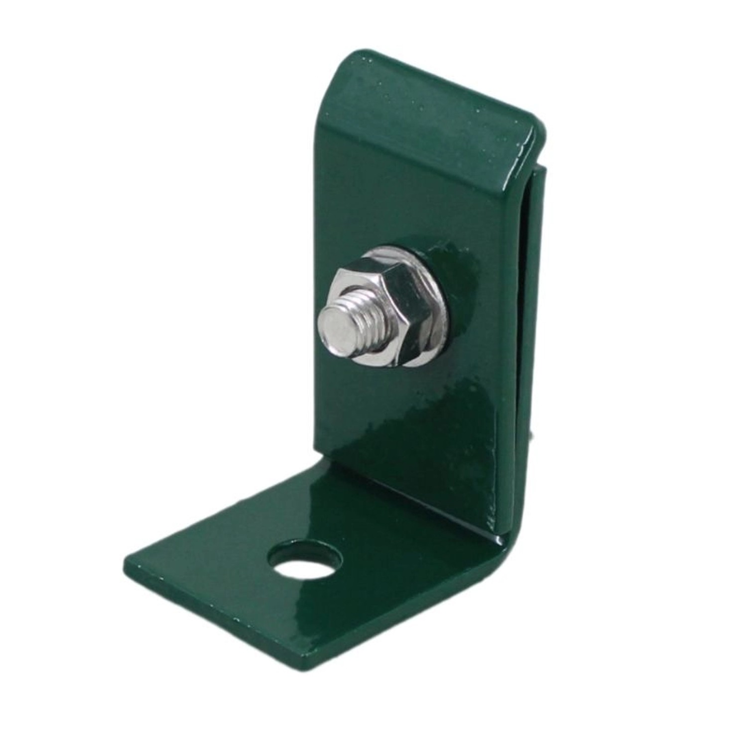 Galaflor Wandanschlusswinkel für Doppelstabmatten 70x50mm Grün günstig online kaufen