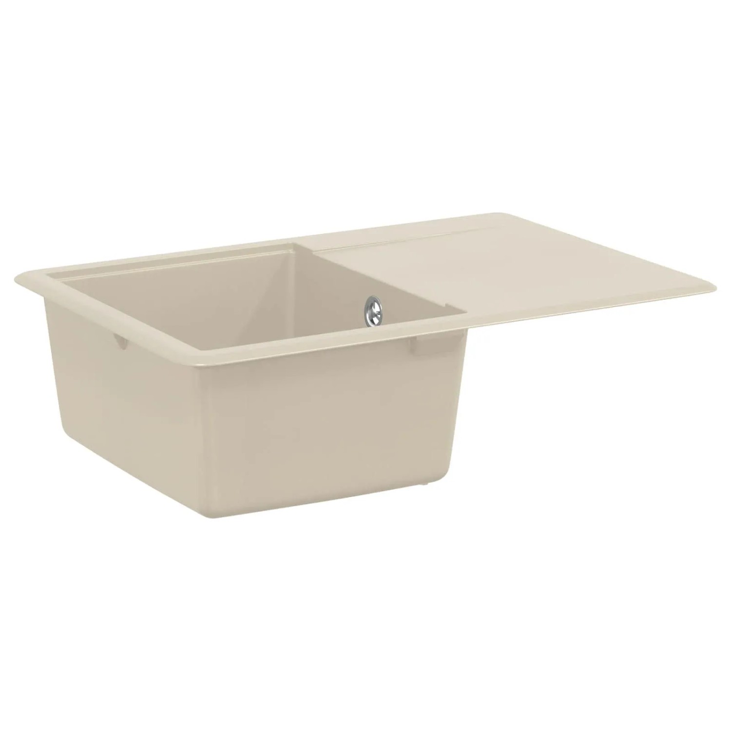 vidaXL Waschbecken Beige 670 x 460 mm 80% Quarz und 20% Harz 42028410