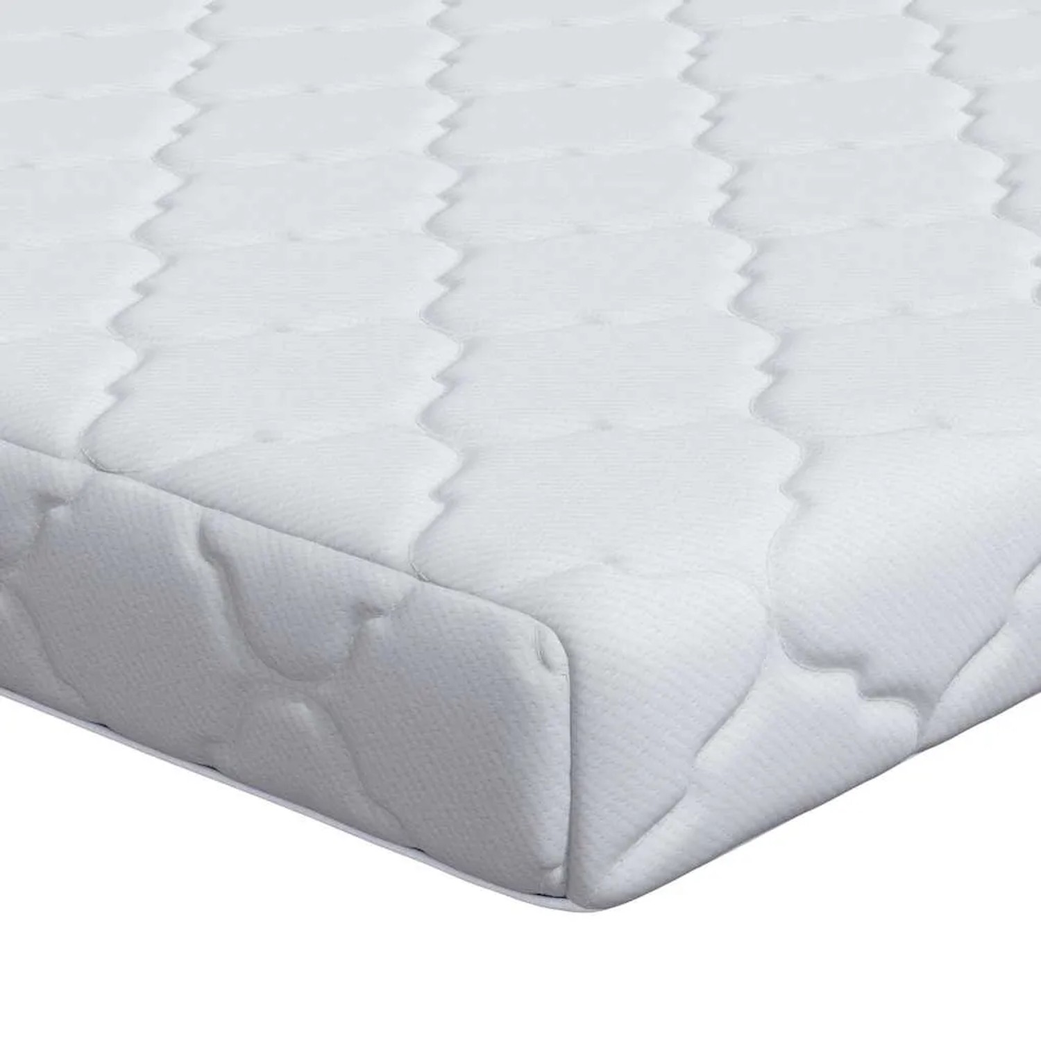 vidaXL Matratze mit Kokosnusschicht Weiß 200 x 200 cm PU-Schaum 4106389