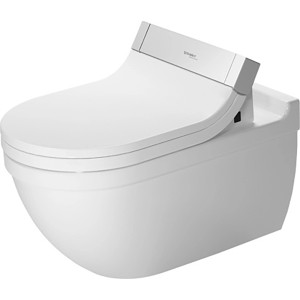 Duravit Starck 3 Wand-WC mit Wondergliss, Tiefspüler für SensoWash, weiß, 620 mm.