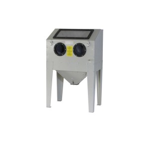 DeTec. Sandstrahlkabine 220l, 230V mit Zubehör und Beleuchtung. Ideal für Kompressoren.