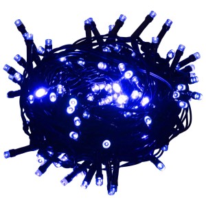 vidaXL LED-Lichterkette mit 1000 LEDs Blau 100 m PVC 343220