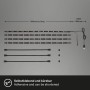 Brilo TV LED-Strip RGB mit Fernbedienung, dimmbar, USB-A, Farbwechsel, 2 m.
