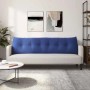 VidaXL Rückenkissen, polizeiblau, 180cm, Samt, mit Knopfdesign, für Sofa oder Bett.