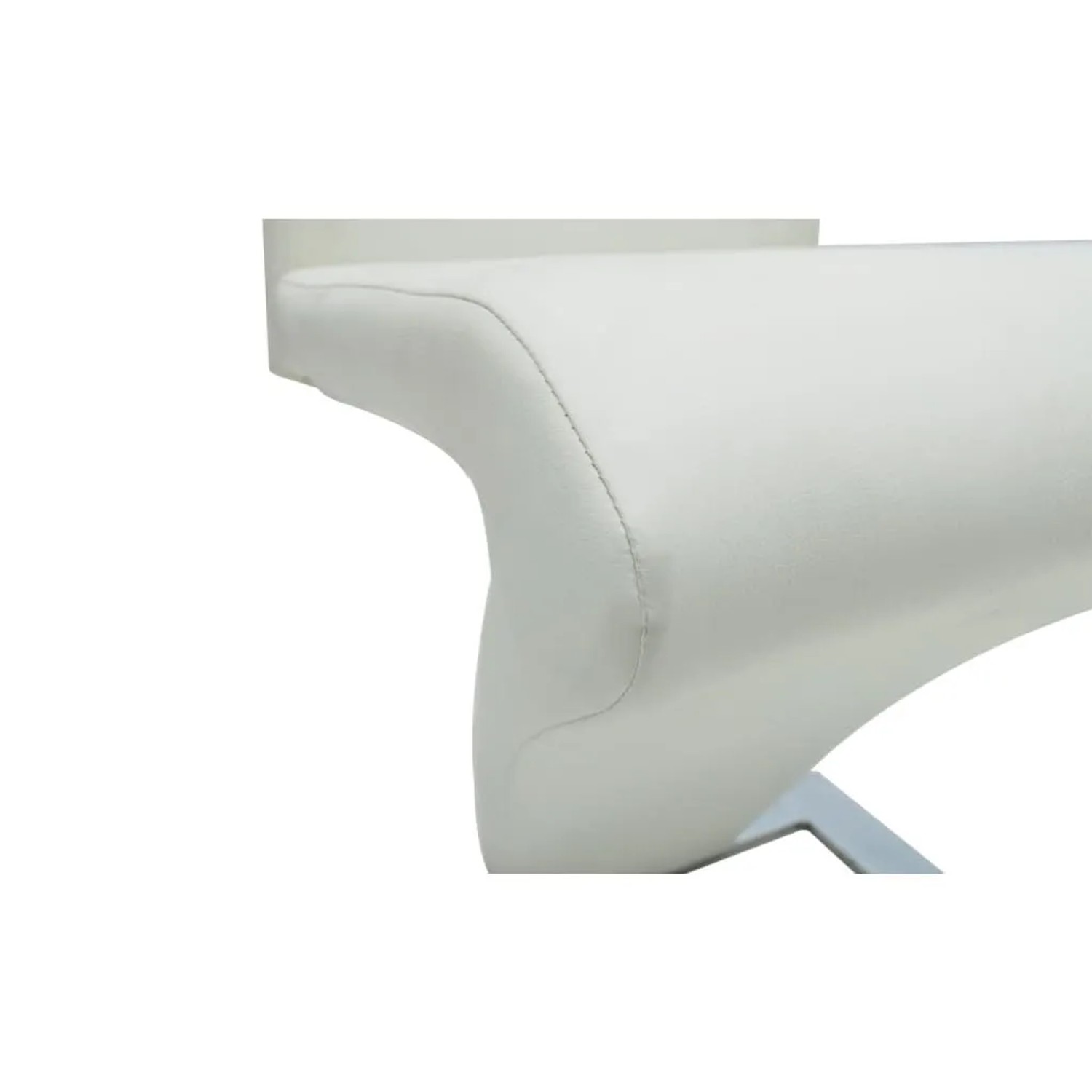 vidaXL Esszimmerstühle 6 Stk Weiß Kunstleder 160566_5