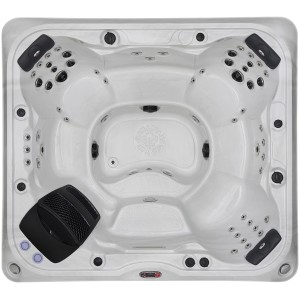 Canadian Spa Kingston Whirlpool, 240x216x87 cm, für 6 Personen, Top-Ansicht.