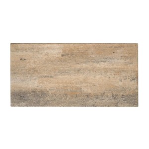 Diephaus Terrassenplatte Corso Muschelkalk 80x40x4 cm. Rechteckige Platte mit glatter Oberfläche in Beige-Grau für Terrassen & Wege.