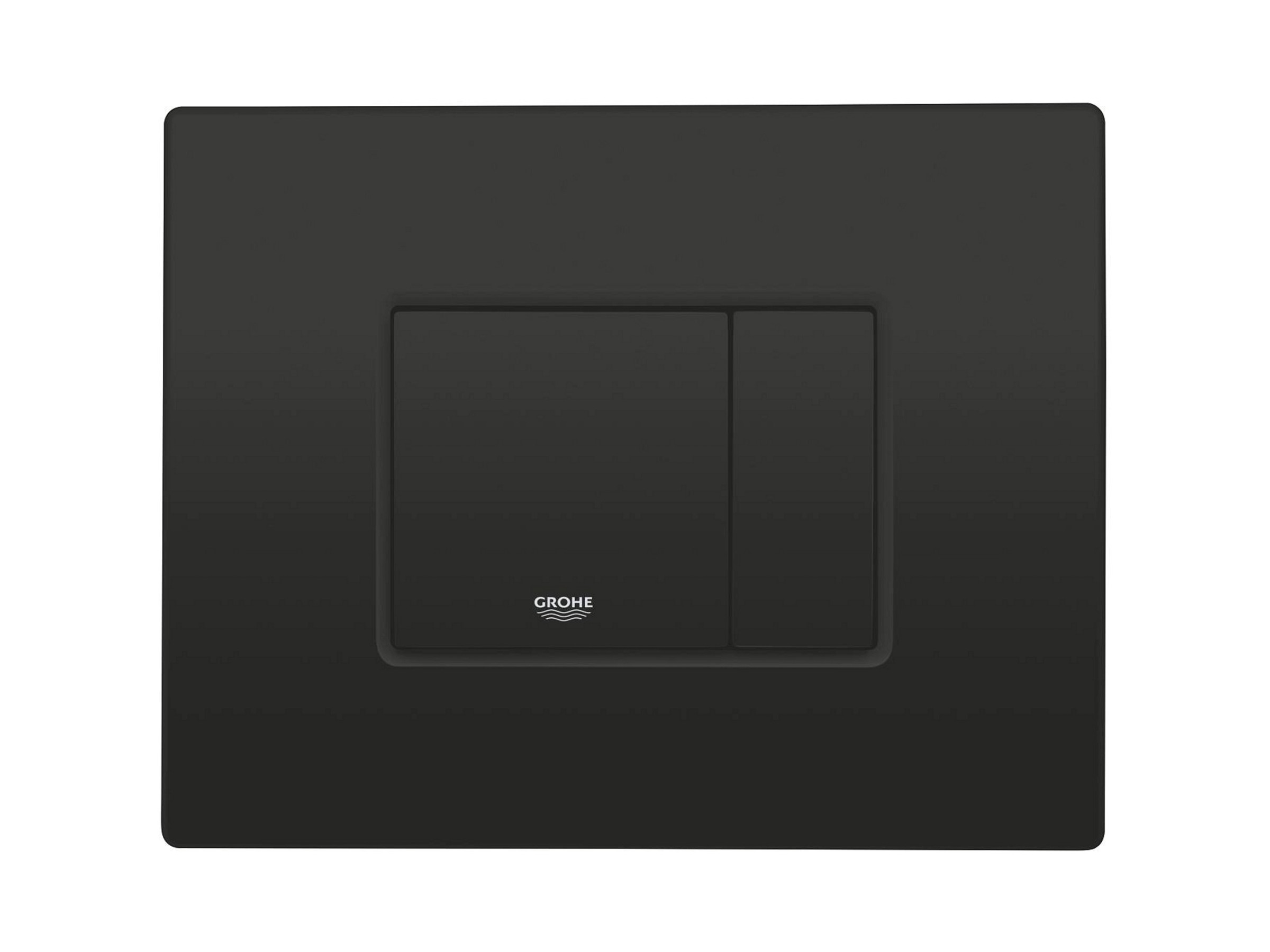 Grohe Abdeckplatte Even Matt Schwarz 156 mm × 197 mm × 10 mm 