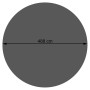 Schwarze MCW Pool Abdeckung, 400µm, rund, Durchmesser 4,88m.