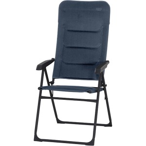 Siena Garden Campingsessel Premium, dunkelblau, mit verstellbarer Rückenlehne und AirMesh Bezug.