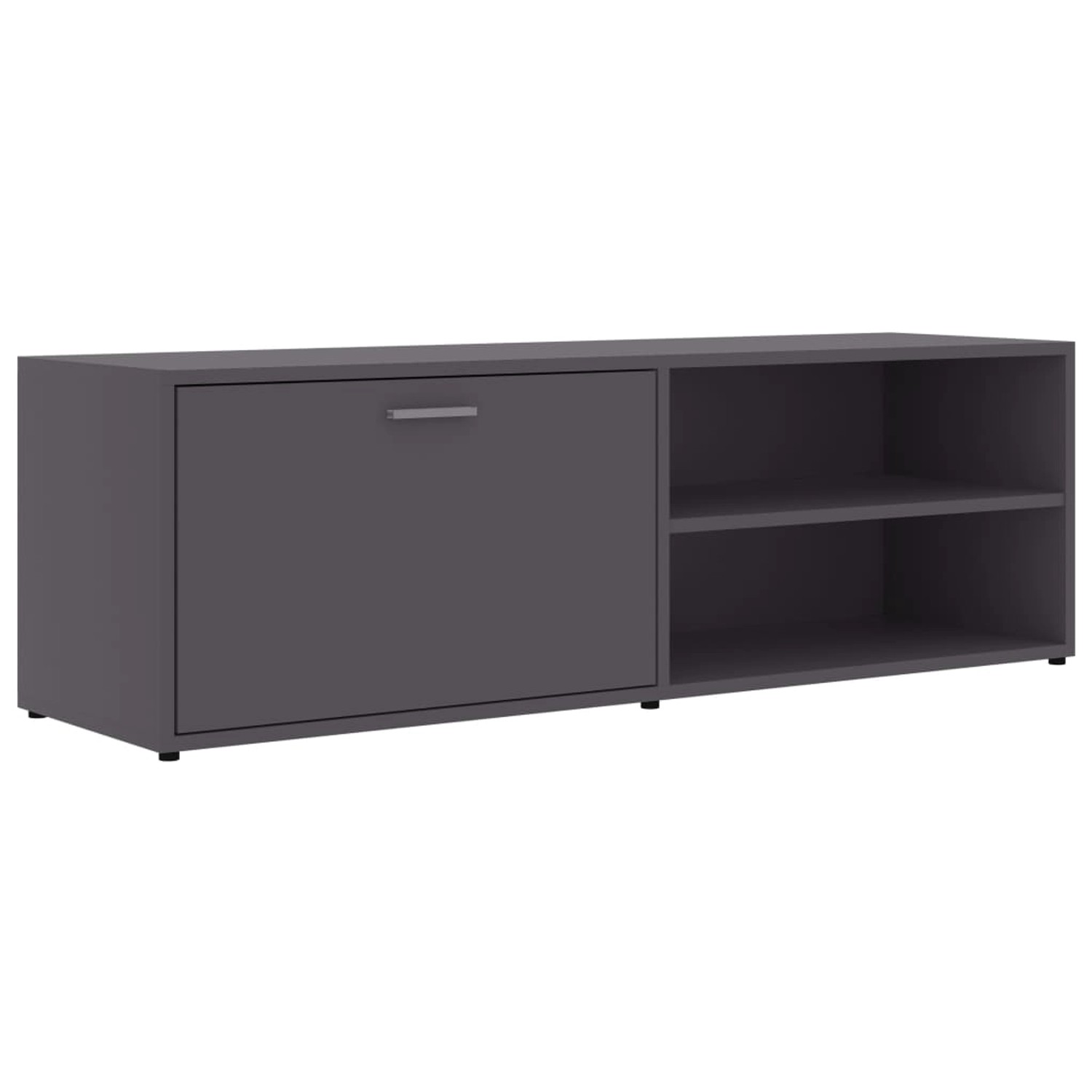 vidaXL TV-Schrank TV-Schrank Grau 120 x 34 x 37 cm Spanplatte Lowboard günstig online kaufen