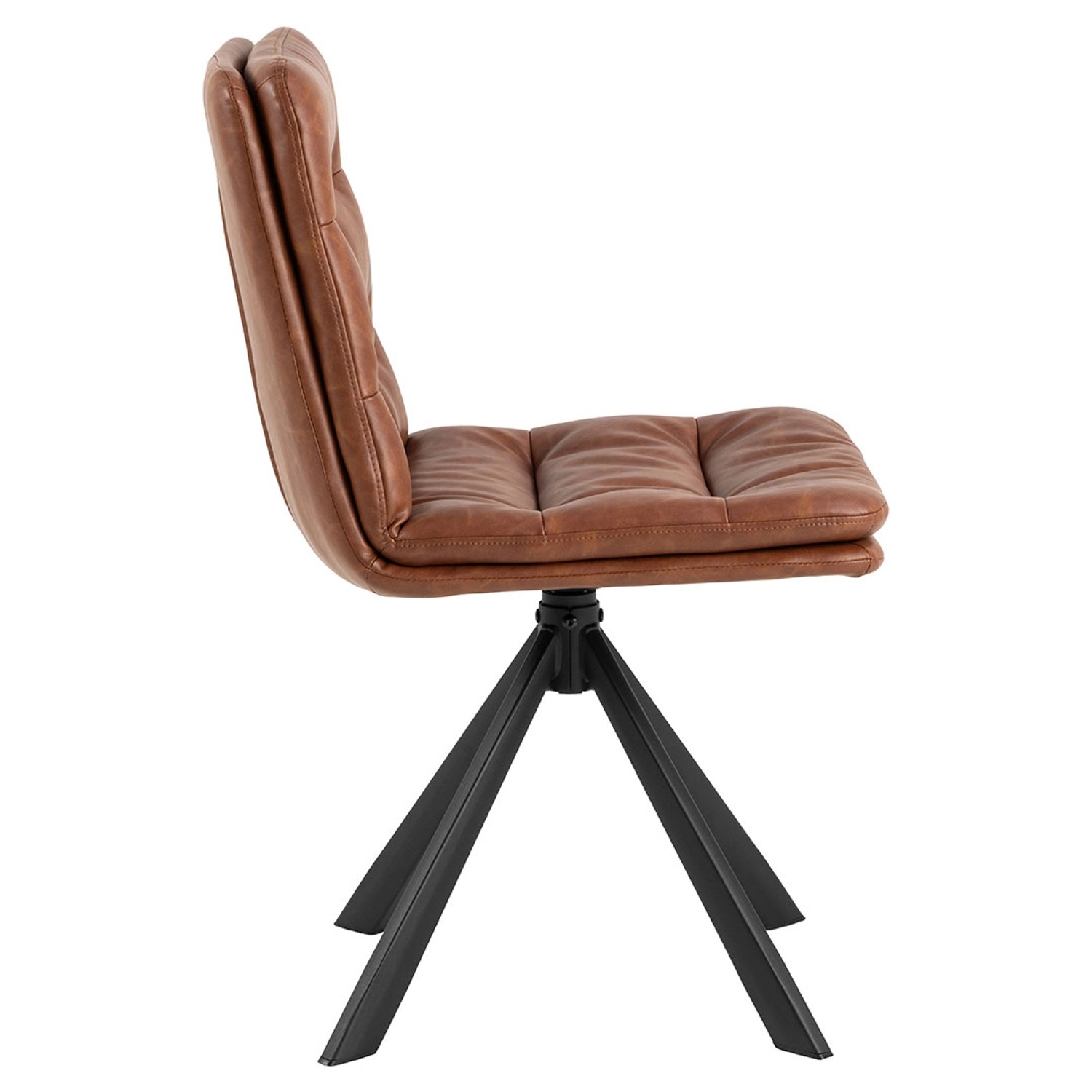ebuy24 Dean Esszimmerstuhl PU Kunstleder Braun günstig online kaufen
