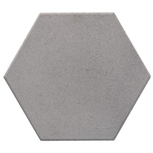 Silbergraue Kann Trittplatte Wabeno in Wabenform, 40x34,6x5 cm. Ideal für Gartenwege und Terrassen.