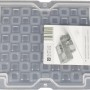 Transparenter Deckel für Eurobox-System Einsatzkasten 1/8 mit Drehstapelfunktion.
